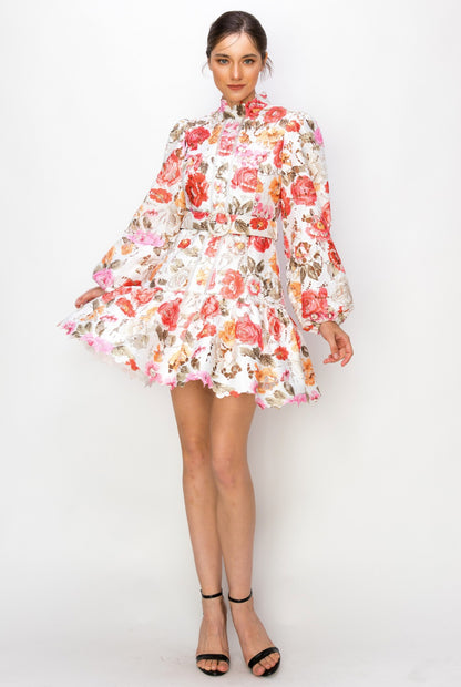 Autum Flower Dress