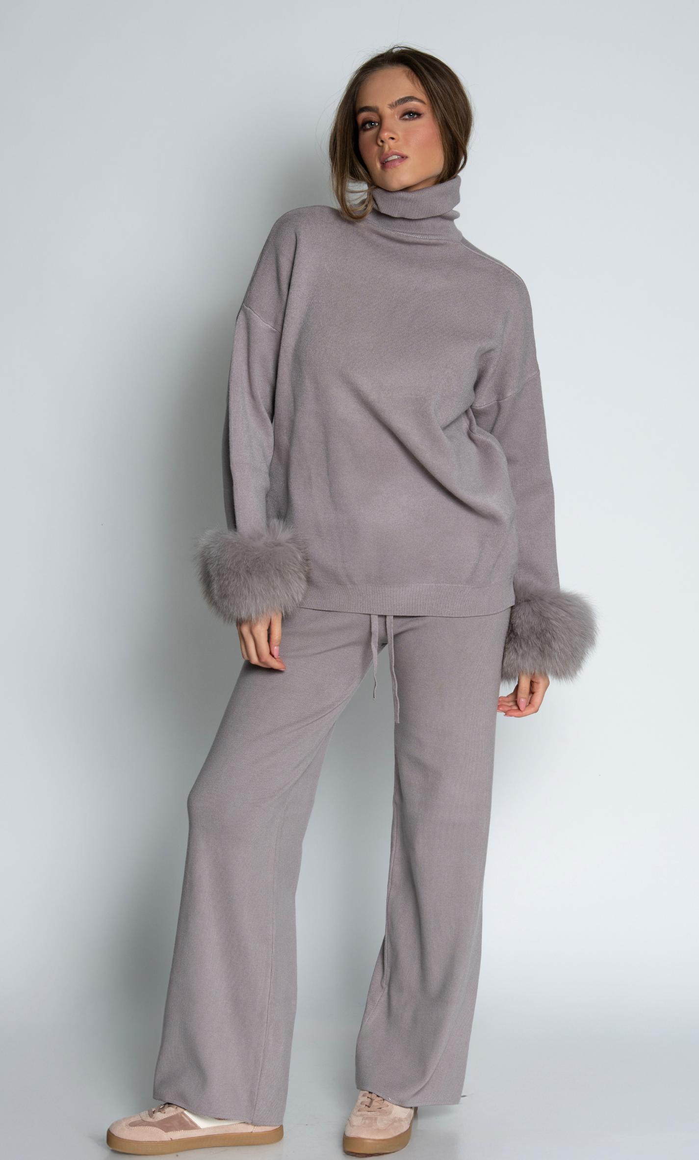 Turtleneck Sweater Set