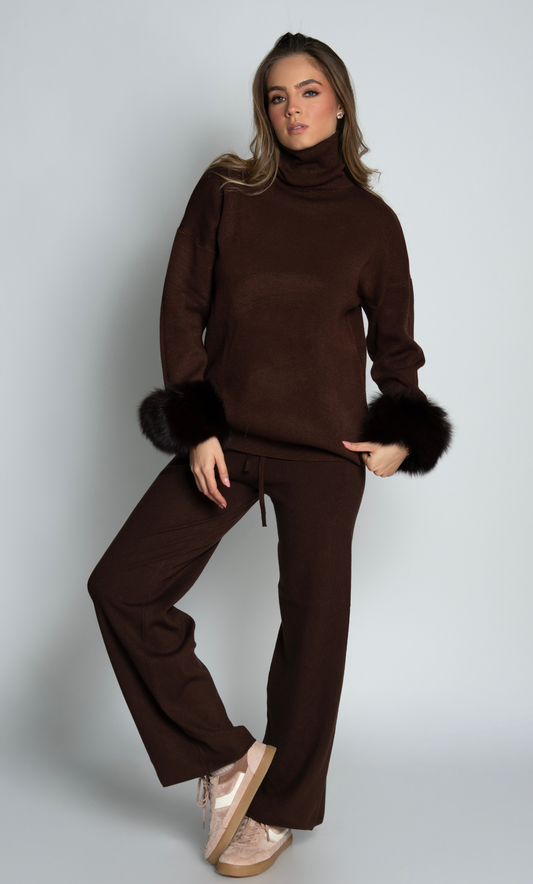 Turtleneck Sweater Set