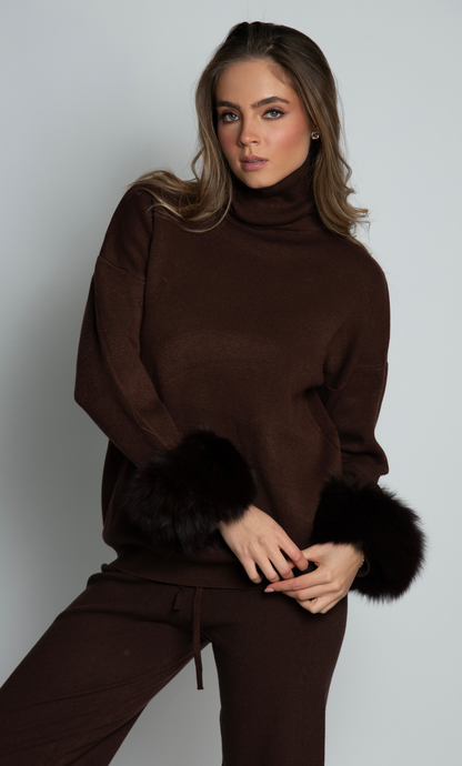 Turtleneck Sweater Set
