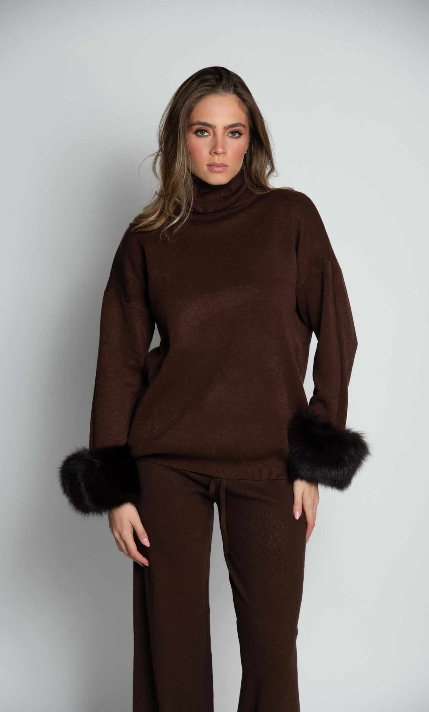 Turtleneck Sweater Set