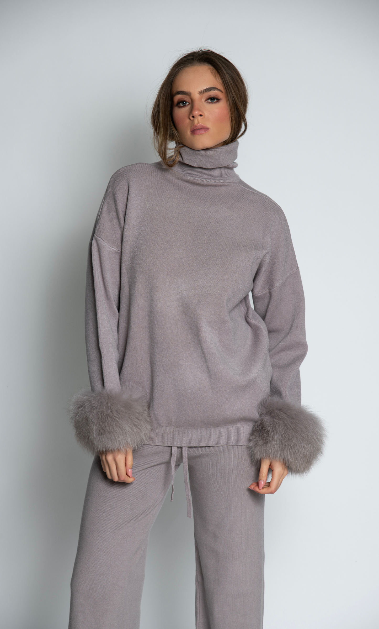 Turtleneck Sweater Set